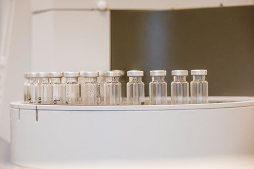 BPC-157 research peptide vial in laboratory setting